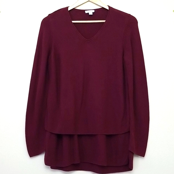 J. Jill Pure Jill Long Sleeve Knit Top Small - Picture 1 of 4